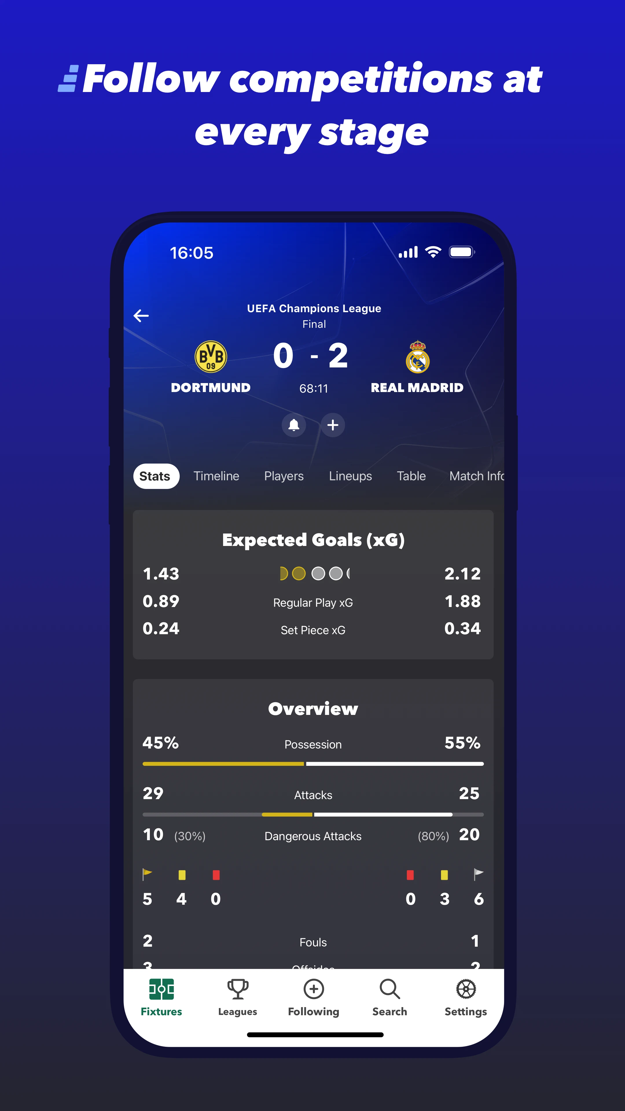 FollowScores: Live Scores screenshot